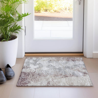 Premium Machine Washable Driessen AMF68 Plum 1'8" x 2'6" Rug