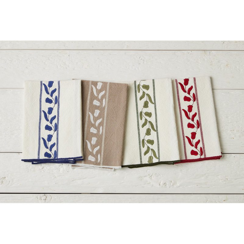 Dinner Napkins Tulip, White