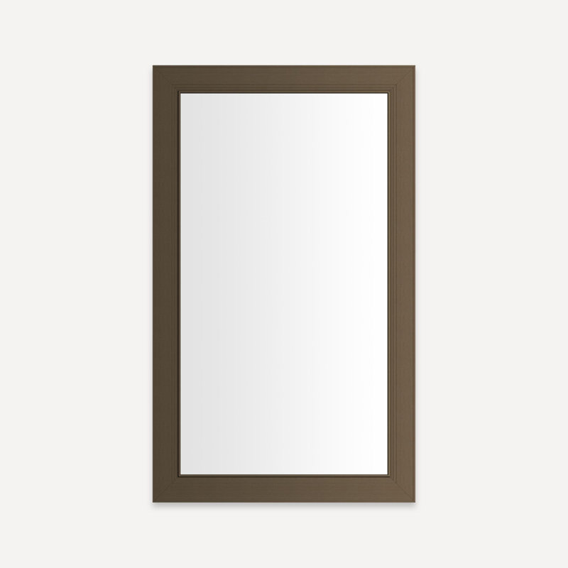 Armoire Main Line, H 39,44 po x l 23,38 po x P 4 po, Bronze brossé