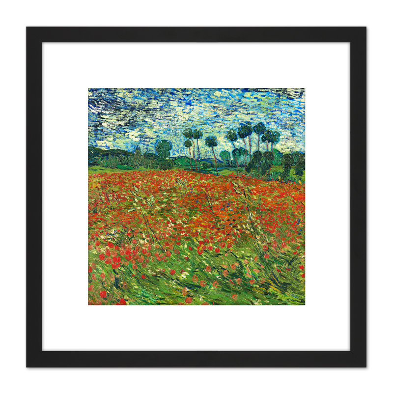 Vincent Van Gogh Poppy Field by Vincent Van Gogh - Single Picture Frame Painting