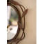 Miroir fer encadré de vigne