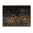 Yellow Wildflowers Mid Night Meadow I - Wildflowers Wood Print - On Natural Pine Wood-73350094