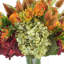 Fall Arrangement with Hydrangeas and Thistle-967293600