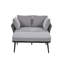 120cm Wide Curved Steel Patio Daybed-1845047404