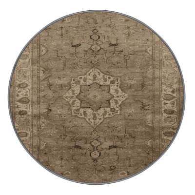 Tapis persan gris lavable à la machine