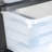 2 Pack 6 Drawer Plastic Storage Drawer Organizer, Clear Stackable Storage Dresser Bins for Bedroom Closet