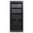Modern 5 Bookcase With Led , Solid Wood, , Adjustable Shelves, Black For Eraser Storage Home Office Suite, Wood Frame, Board, Pen