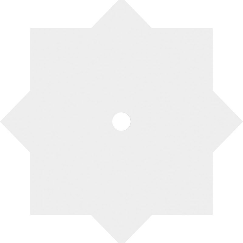 Médaillon de plafond contemporain 36 po x P 2 po x P 20 po x P 1 po Axel, 36" OD, 2" ID, One Piece
