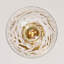 Suspension simple à 1 lumière en verre martelé de 20 cm (8 po), intensité variable, cloche en laiton, éclairage pour îlot de cuisine, hauteur réglable