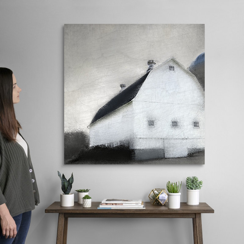 Reproduction d’art sur toile « Gray Skies » par Kimberly Allen, H 36 po x l 36 po x P 1,25 po, Toile tendue