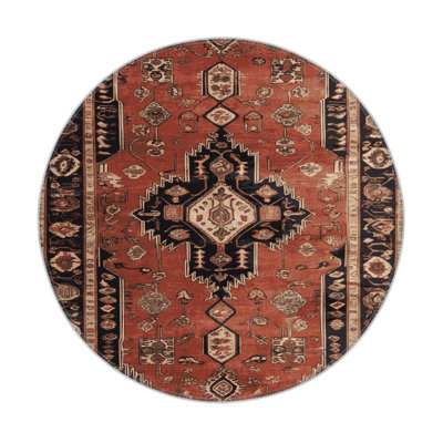 Tapis turc intérieur et extérieur brun