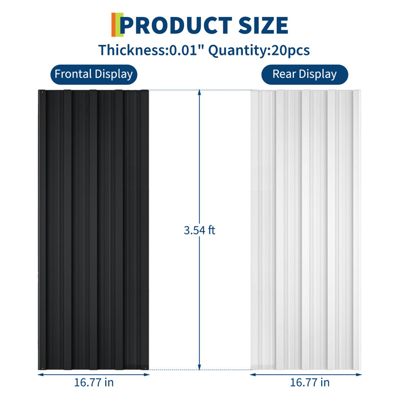 108 cm H x 42.59 cm W Gate Fencing with 20