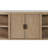 Curved 2Door Console Table W/ Marble Top