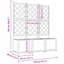 Ensemble de 3 pots à fleurs vidaXL bruns 47,24 x 15,75 x 56,30 po-1803665908-1803665919-1803665912