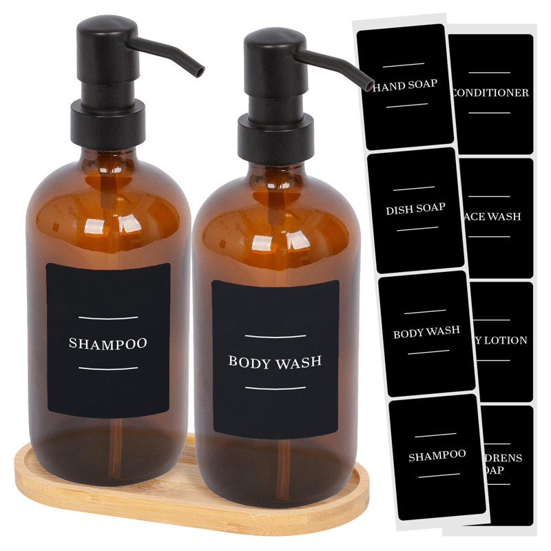 Bathroom Accessory, Amber/Black