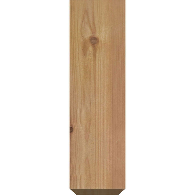 Support triple Ironcrest de 4 po Ashford, H 16 po x P 14 po, Cèdre rouge de l'Ouest l 4 po x T 2 po (sciage br