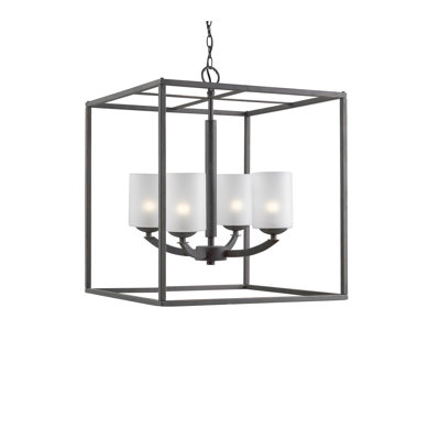 Heavner 4 - Light Bronze Unique/Statement Pendant