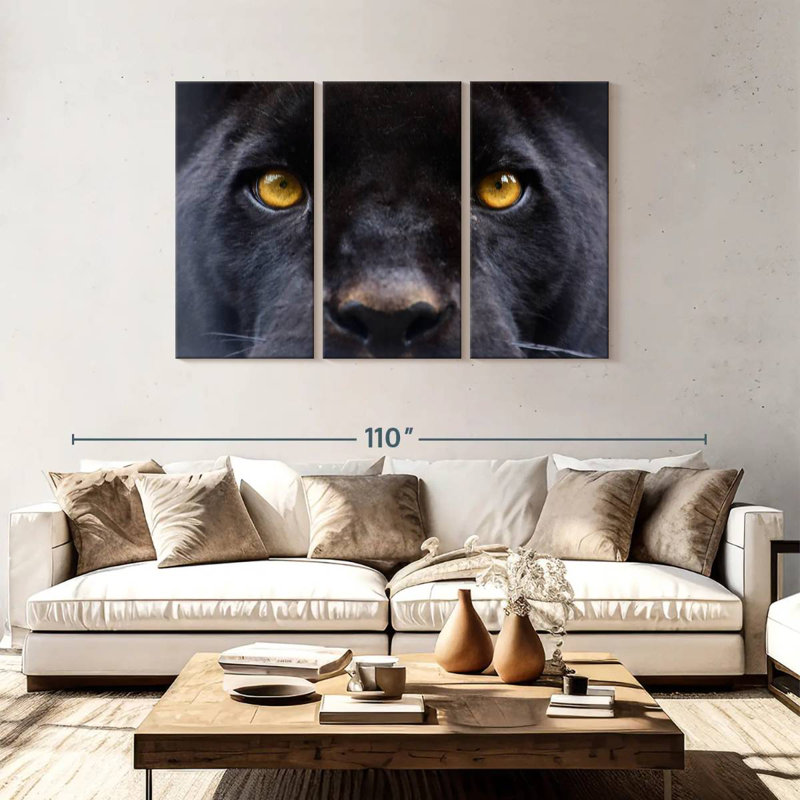 Panther Eyes, 48" H x 74" W