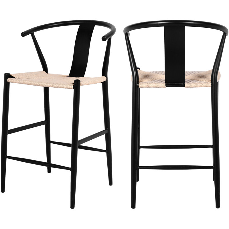 Tabouret Wakita, Noir