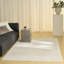 Tapis d'intérieur moderne ivoire Ebern Designs Reimann-1556851622