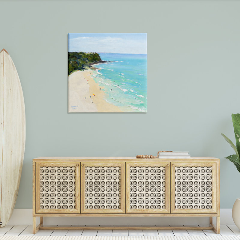 "Aero Beachgoers Peinture" par Meredith Howse sur toile, H 36 po x l 36 po