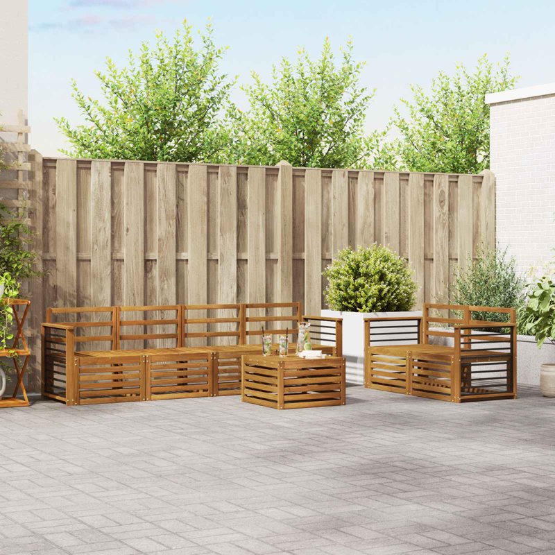 249cm Wide Patio Sectional Set