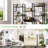 Quach 71.6" H x 57.8"W Etagere Bookcase-281679482