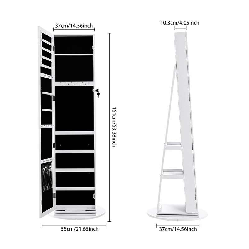 Freestanding Jewelry Armoire