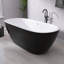 Baignoire de trempage autoportante en acrylique avec drain central 65 po x 30 po-93280711