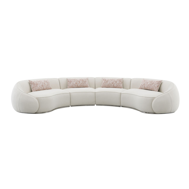 Canapé modulaire Sahara avec 4 coussins
