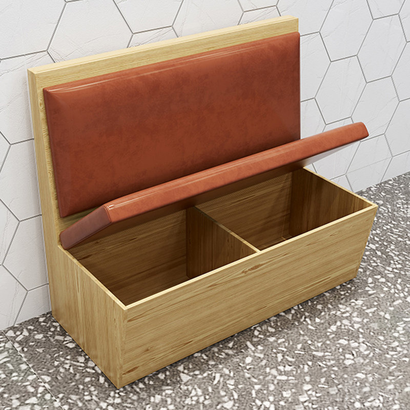 Banc de restaurant rétro simple avec rangement