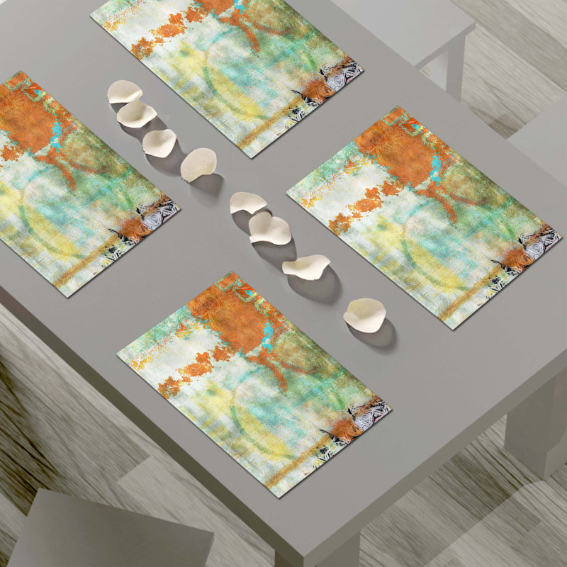 Napperon abstrait en polyester