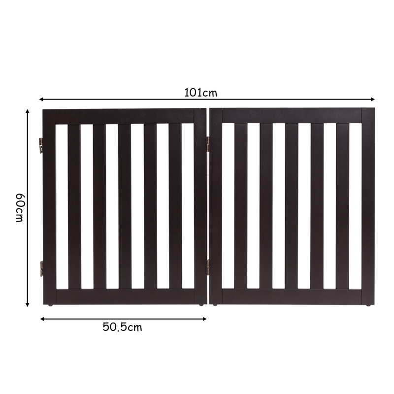 Wood Free Standing Pet Gate
