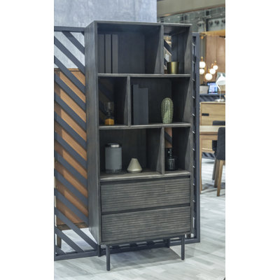 Barcus 170cm H x 70cm W Solid Wood Standard Bookcase