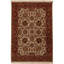 Wool Oriental Area Rug in Ivory/Red