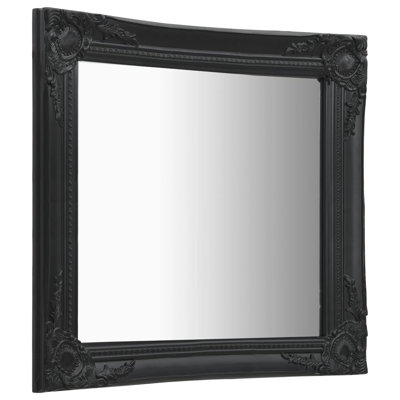 Ginsberg Wood Square Wall Mirror