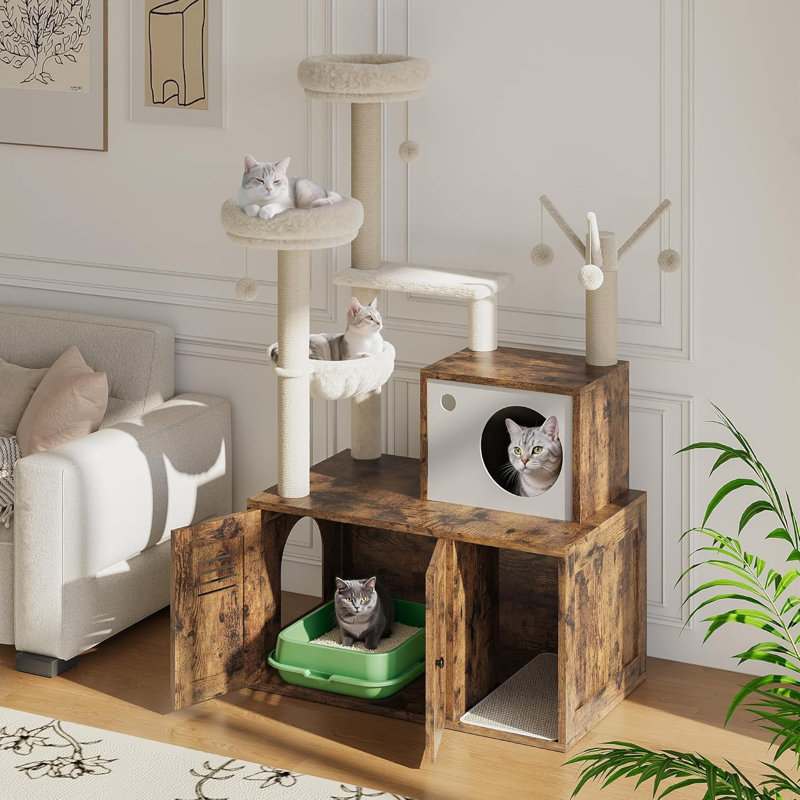 MDF Litter Box, Brown