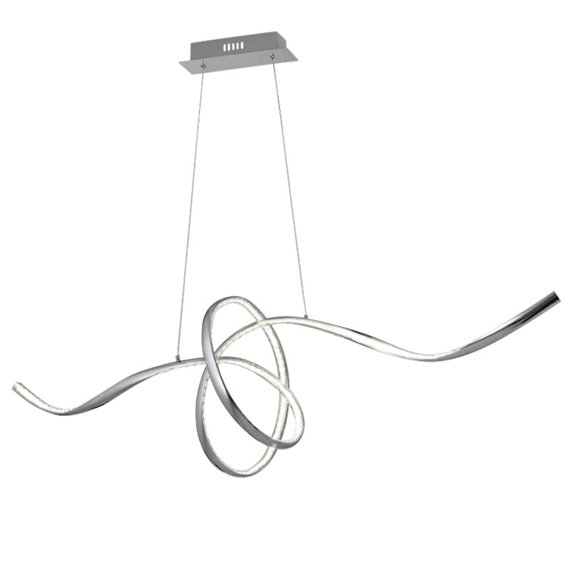 Kayla 1 - Light Chrome LED Unique/Statement Pendant