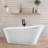 70" x 34" Freestanding Soaking Bathtub