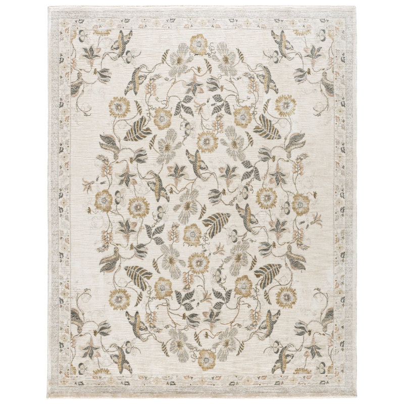 Tapis floral Bloom 726 Performance, Rectangle 9 pi x 12 pi
