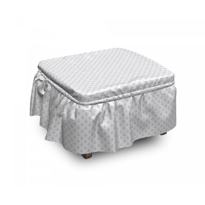 Box Cushion Ottoman Slipcover