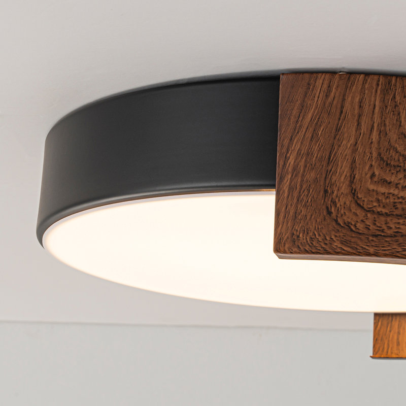 Simply Design Energy-Saving Round LED Dimmable Ceiling Light Acrylic Shade, 3.15" H x 11.81" W x 11.81" D, 24 W