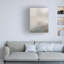 Paysage, herbe et brouillard sur toile-27783412