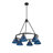 Felda 6 - Light Steel Dimmable Cone Chandelier-99998924-99998917