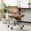 Chaise de bureau en cuir Carli-1779174991