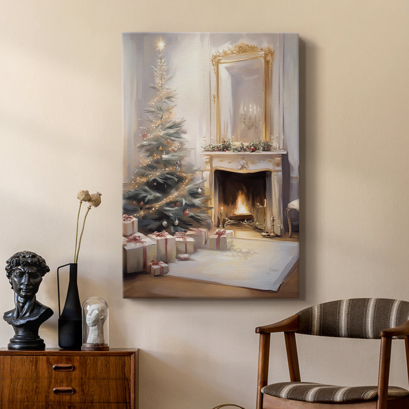 Art des Fêtes de Noël - série 2-XVIII - galerie Cavas sur mesure, H 36 po x l 24 po