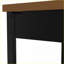 Table basse rectangulaire à grain de bois pour le salon / salle à manger, rangement caché avec verrou d'empreinte digitale