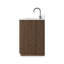 Malden Single Vanity-Satin Espresso Oak
