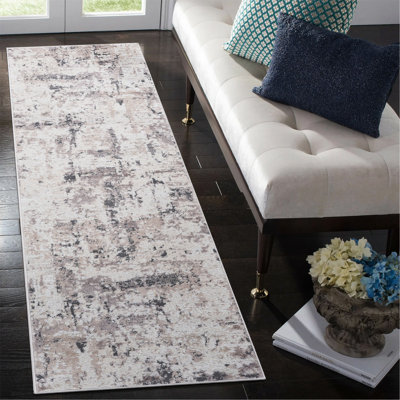 Collection 2X8  Abstract Runner Rug