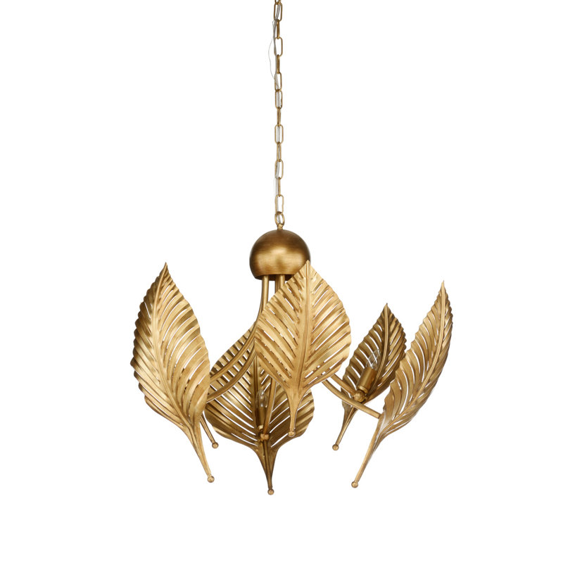 Foglia Di 6 - Light Chandelier
